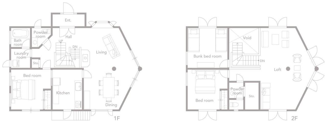 Vila Haus Yuki Hakuba Exteriér fotografie